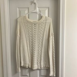 Old Navy White Knit Sweater